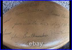 Green Bay Packers Autograph Stamped Duke Football Early 1970S Vintage NFL Rare