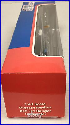 Green Bay Packers Bell Jet Ranger Helicopter, NEW (143 Scale 2001 Issue)
