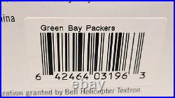 Green Bay Packers Bell Jet Ranger Helicopter, NEW (143 Scale -2003 Issue)