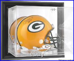 Green Bay Packers Black Framed Wall-Mounted Helmet Display Fanatics