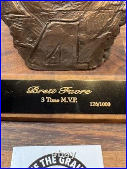 Green Bay Packers Brett Favre Quality Collectibles Inc. 8 Bronze Bust 176/1000