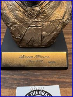 Green Bay Packers Brett Favre Quality Collectibles Inc. 8 Pewter Bust 60/500