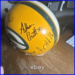 Green Bay Packers Brett Favre game issued/used helmet autographed Woodson Other