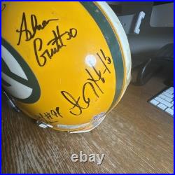 Green Bay Packers Brett Favre game issued/used helmet autographed Woodson Other