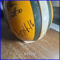 Green Bay Packers Brett Favre game issued/used helmet autographed Woodson Other