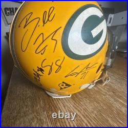 Green Bay Packers Brett Favre game issued/used helmet autographed Woodson Other