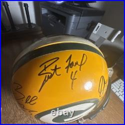 Green Bay Packers Brett Favre game issued/used helmet autographed Woodson Other
