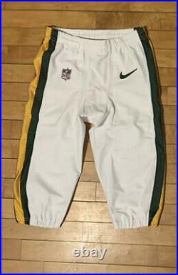 Green Bay Packers COLOR RUSH Game Worn Used Pants Nike NFL Team Issued Size 32