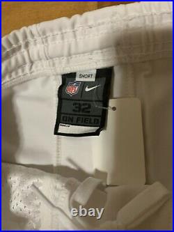 Green Bay Packers COLOR RUSH Game Worn Used Pants Nike NFL Team Issued Size 32