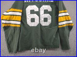 Green Bay Packers Champion Throwback Vintage Collection Shirt #66 Size XL