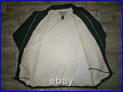 Green Bay Packers Champion Vintage Sideline Players Jacket Coat Size Mens Large