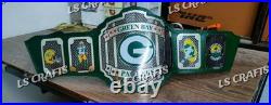 Green Bay Packers Championship Belt Adult Size 2mm Brass Green Bay Packers Championship Belt Adult Size 2mm Brass