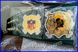Green Bay Packers Championship Belt Adult Size 2mm Brass Green Bay Packers Championship Belt Adult Size 2mm Brass