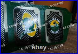 Green Bay Packers Championship Belt Adult Size 2mm Brass Green Bay Packers Championship Belt Adult Size 2mm Brass