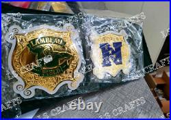 Green Bay Packers Championship Belt Adult Size 2mm Brass Green Bay Packers Championship Belt Adult Size 2mm Brass