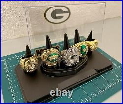 Green Bay Packers Championship ring set With Display Case? Shipped