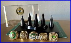 Green Bay Packers Championship ring set With Display Case? Shipped