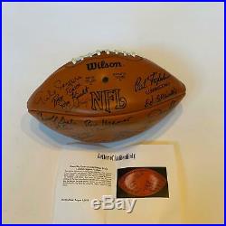Green Bay Packers & Chicago Bears Signed Football Ray Nitschke Gale Sayers
