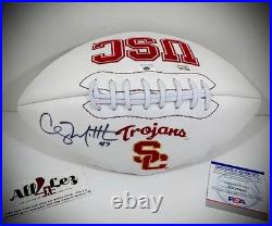 Green Bay Packers Clay Matthews Signed Usc Trojans Football Psa Coa Green Bay Packers Clay Matthews Signed Usc Trojans Football Psa Coa