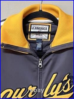 Green Bay Packers Curly's Pub Vintage Jacket, Mens Lg. 2003, Excellent Cond