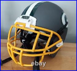 Green Bay Packers Custom Xenith Full size football helmet authentic NFL