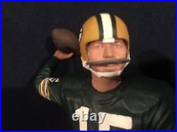 Green Bay Packers Danbury Mint Quarterback Sculptures Starr Favre Rodgers