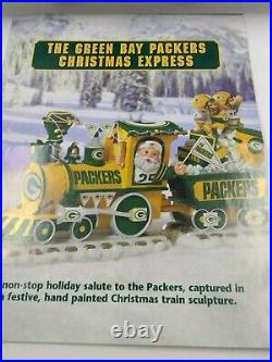 Green Bay Packers Danbury Mint The Christmas Express 6 Piece Train Set Free Ship