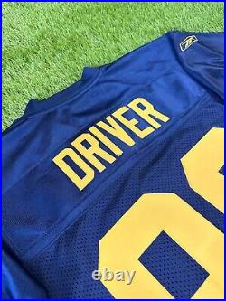 Green Bay Packers Donald Driver Reebok Authentic Throwback NFL Football Jersey
