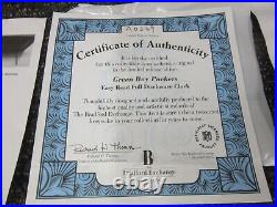 Green Bay Packers Easy Full Disclosure Clock Bradford Exchange NFL