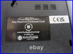 Green Bay Packers Easy Full Disclosure Clock Bradford Exchange NFL