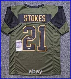 Green Bay Packers Eric Stokes Autographed Signed Jersey Jsa Coa
