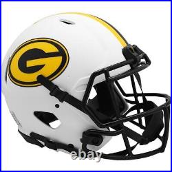 Green Bay Packers Full Size Authentic Lunar Speed Helmet New In Box 28767 Green Bay Packers Full Size Authentic Lunar Speed Helmet New In Box 28767