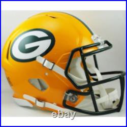 Green Bay Packers Full Size Authentic Revolution Speed Football Helmet NFL