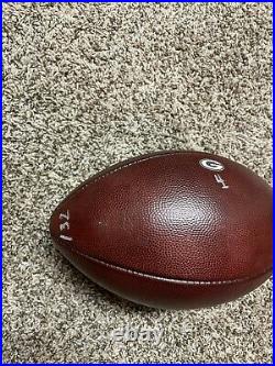 Green Bay Packers Game-Used Football vs. Chicago Bears 10/20/16