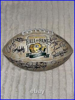 Green Bay Packers Hall Of Fame Golf Outing Signed Football One Of A Kind