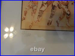 Green Bay Packers Hall Of Fame Players Ltd. Ed. Print James Hartel Framed Signed Green Bay Packers Hall Of Fame Players Ltd. Ed. Print James Hartel Framed Signed
