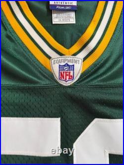 Green Bay Packers Hawk #50 NFL Reebok Jersey Mens 2XL Green Helmet Tag Rare