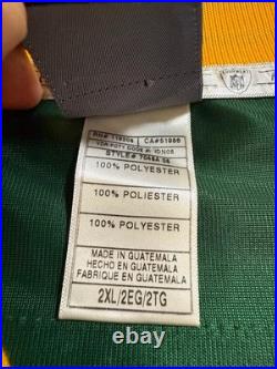 Green Bay Packers Hawk #50 NFL Reebok Jersey Mens 2XL Green Helmet Tag Rare