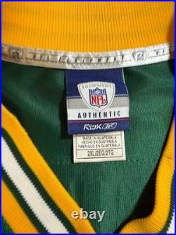 Green Bay Packers Hawk #50 NFL Reebok Jersey Mens 2XL Green Helmet Tag Rare