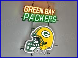Green Bay Packers Helmet Football 32x24 Vivid LED Neon Sign Light With Dimmer Green Bay Packers Helmet Football 32x24 Vivid LED Neon Sign Light With Dimmer