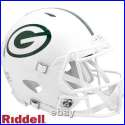 Green Bay Packers Helmet Riddell Authentic Full Size Speed Style On-Field Altern