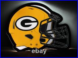 Green Bay Packers Helmet Wall Light