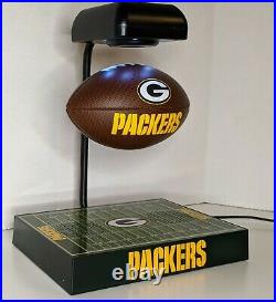 Green Bay Packers Hover Helmet NFL Levitating Football With Field And Speaker