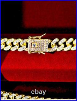 Green Bay Packers Iced Out Cuban Link 24 Chain Necklace