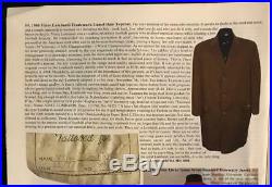 Green Bay Packers Iconic Coach Vince Lombardi 1966 Trademark Camel Hair Topcoat