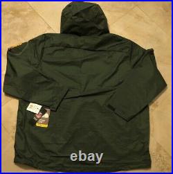 Green Bay Packers Jacket 3XL Three In One Systems Acclimation Plus Size NFL