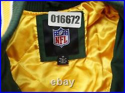 Green Bay Packers Jacket Men Medium Bomber Letterman Superbowl Champions XLV