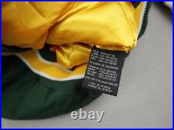 Green Bay Packers Jacket Men Medium Bomber Letterman Superbowl Champions XLV