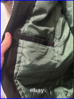 Green Bay Packers Jacket Men's XL NFL Leather Suede Bomber Varsity Letterman NWT