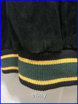 Green Bay Packers Jacket Men's XL NFL Leather Suede Bomber Varsity Letterman NWT